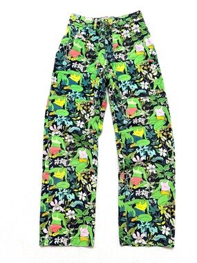 Big Bud Press x Lisa Hanawalt Plant Babe Work Pants Sz 2XS XXS